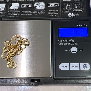 18k gold NEW chain
